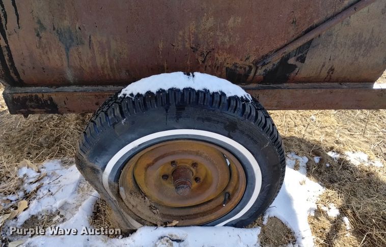 image for item LN9884 Shop built  tar pot trailer
