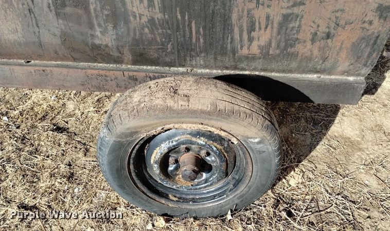 image for item LN9884 Shop built  tar pot trailer