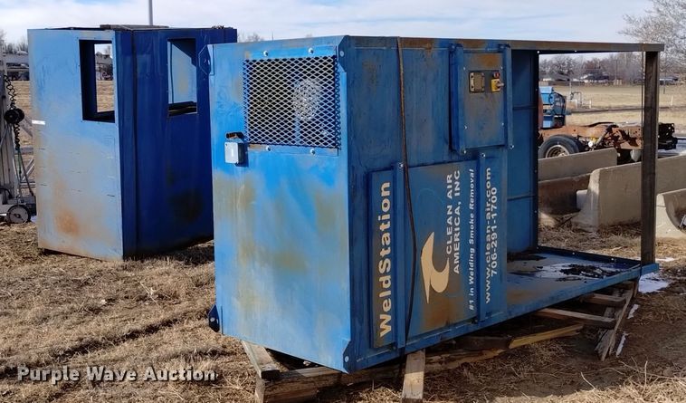 image for item LN9886 Clean Air America  welding booth