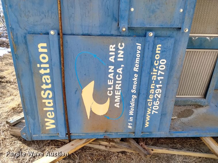 image for item LN9886 Clean Air America  welding booth