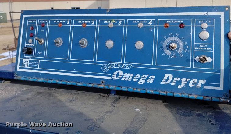 image for item LN9892 Lawson Omega Dryer  textile conveyor dryer
