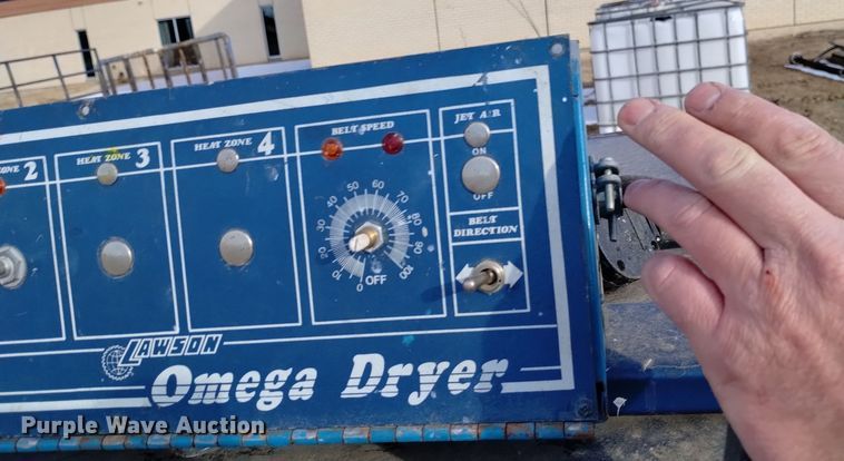 image for item LN9892 Lawson Omega Dryer  textile conveyor dryer