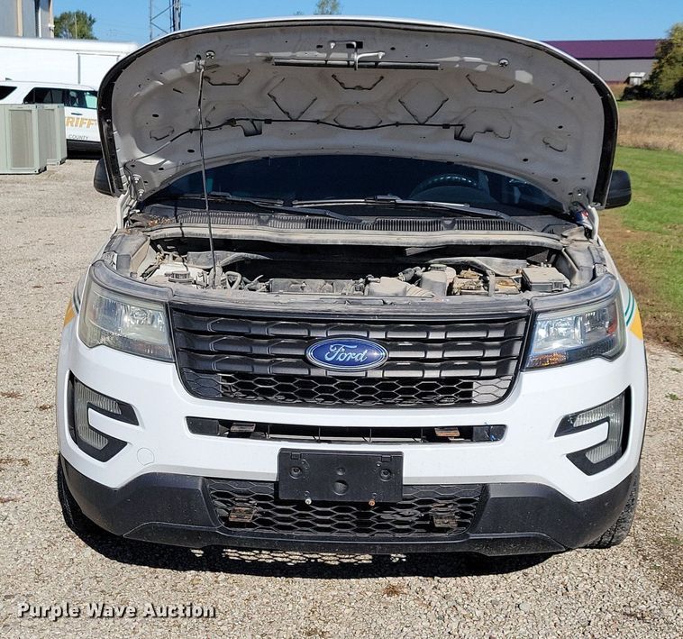 image for item LO9847 2017 Ford Explorer Police Interceptor  SUV