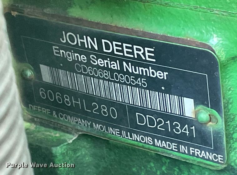 image for item LV9216 2009 John Deere 7230  MFWD tractor