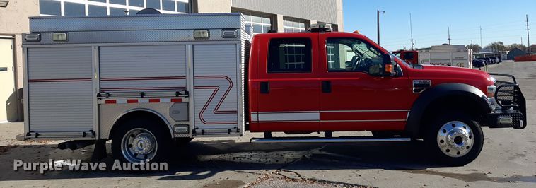 image for item LX9826 2010 Ford F550 Super Duty  Crew Cab rescue vehicle