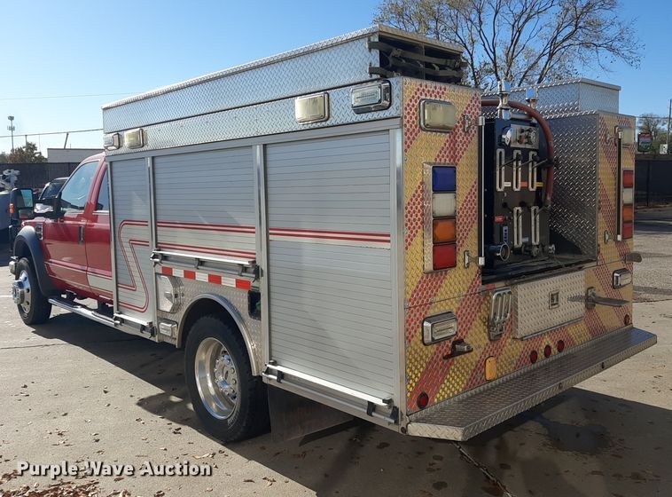 image for item LX9826 2010 Ford F550 Super Duty  Crew Cab rescue vehicle
