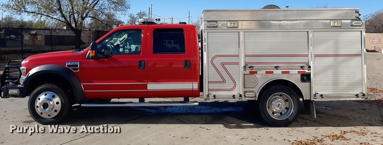 image for item LX9826 2010 Ford F550 Super Duty  Crew Cab rescue vehicle
