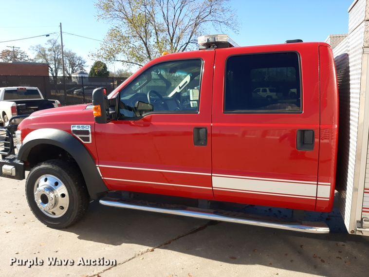 image for item LX9826 2010 Ford F550 Super Duty  Crew Cab rescue vehicle