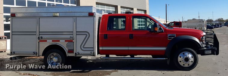 image for item LX9827 2008 Ford F550 Super Duty XLT  Crew Cab rescue vehicle