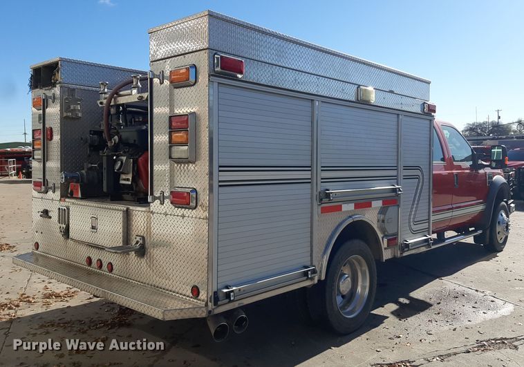 image for item LX9827 2008 Ford F550 Super Duty XLT  Crew Cab rescue vehicle
