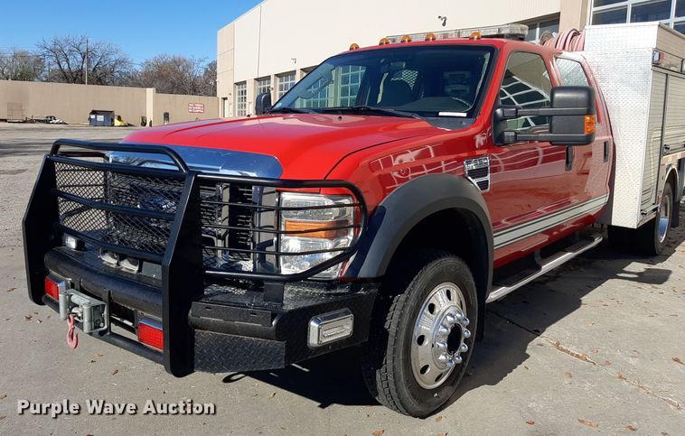 image for item LX9827 2008 Ford F550 Super Duty XLT  Crew Cab rescue vehicle