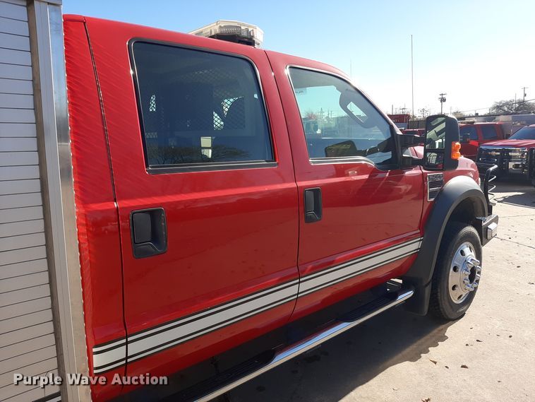 image for item LX9827 2008 Ford F550 Super Duty XLT  Crew Cab rescue vehicle