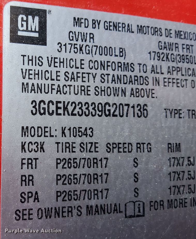 image for item LX9829 2009 Chevrolet Silverado 1500  Crew Cab pickup truck