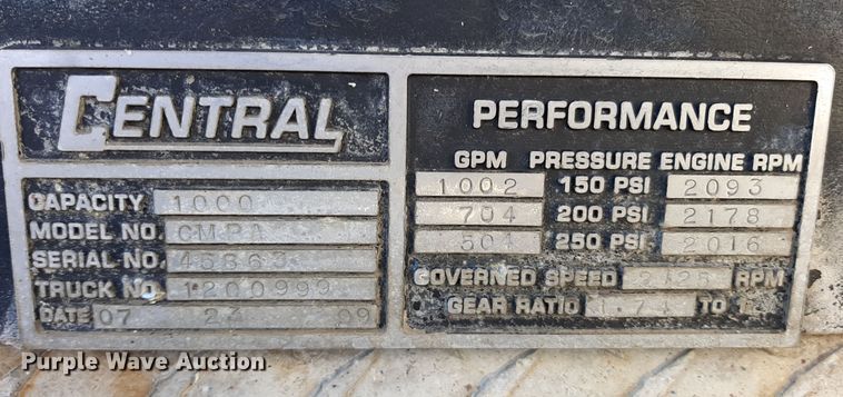 image for item LX9830 2000 Freightliner FL80  pumper fire truck