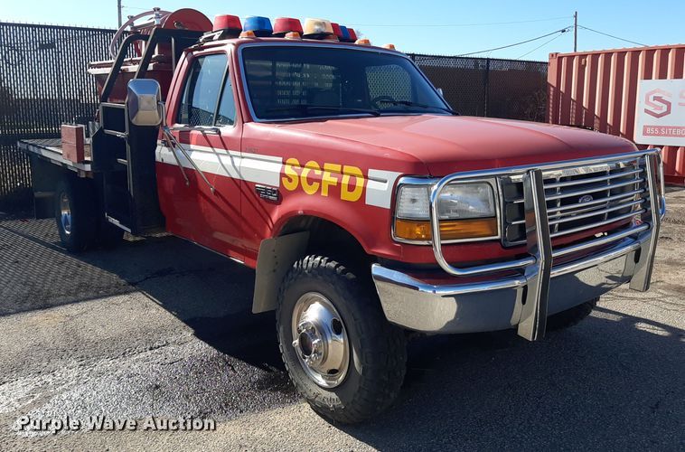 image for item LX9832 1992 Ford F350  brush fire truck
