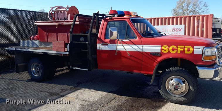 image for item LX9832 1992 Ford F350  brush fire truck