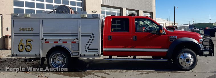 image for item LX9833 2010 Ford F550 Super Duty  Crew Cab rescue vehicle