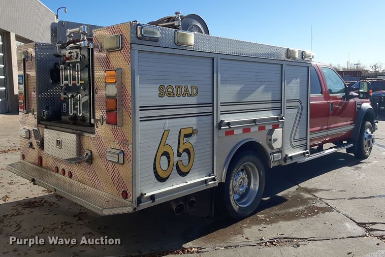image for item LX9833 2010 Ford F550 Super Duty  Crew Cab rescue vehicle