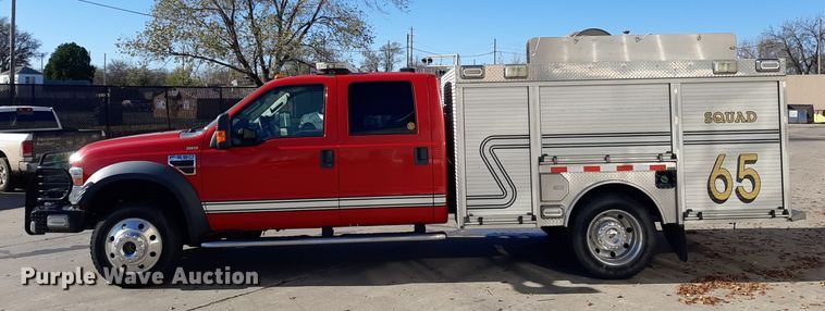 image for item LX9833 2010 Ford F550 Super Duty  Crew Cab rescue vehicle