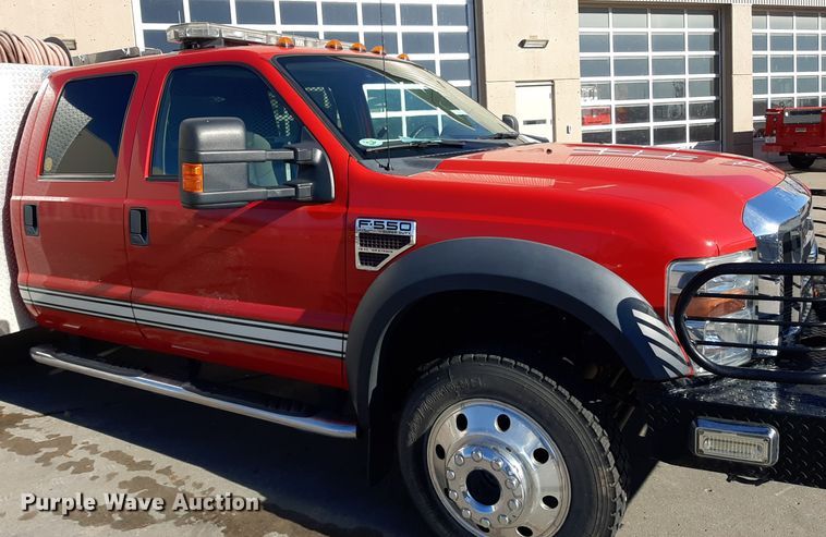 image for item LX9833 2010 Ford F550 Super Duty  Crew Cab rescue vehicle