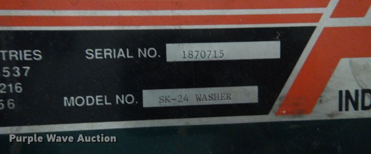 image for item LX9834 A.R.E. Industries SK-24  parts washer