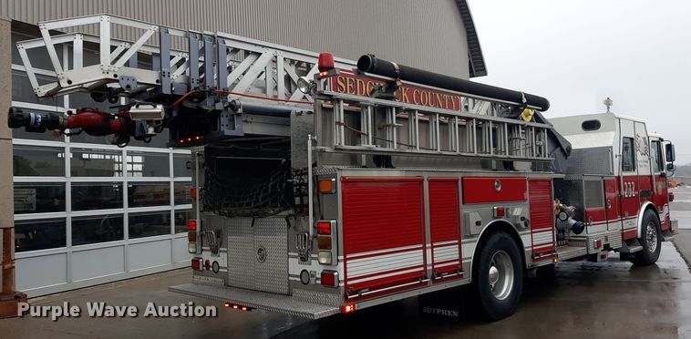 image for item LX9881 2007 Sutphen SL-75  Quint fire truck