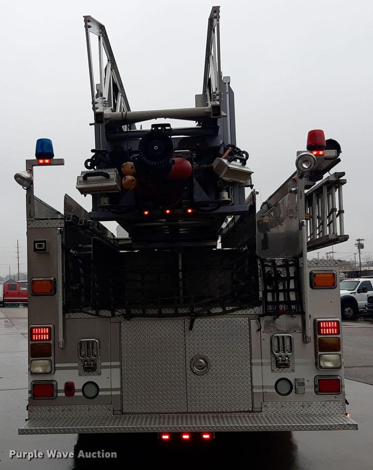 image for item LX9881 2007 Sutphen SL-75  Quint fire truck