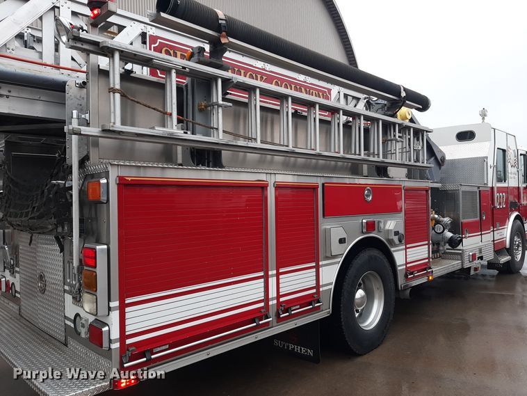 image for item LX9881 2007 Sutphen SL-75  Quint fire truck