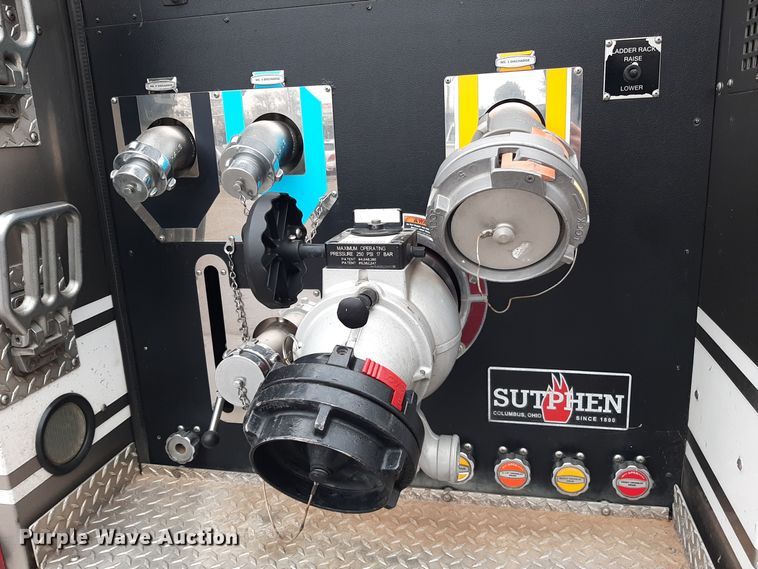 image for item LX9881 2007 Sutphen SL-75  Quint fire truck