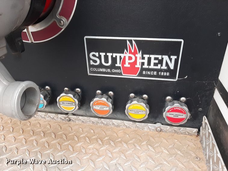 image for item LX9881 2007 Sutphen SL-75  Quint fire truck