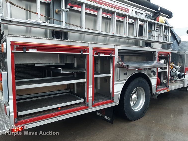 image for item LX9881 2007 Sutphen SL-75  Quint fire truck