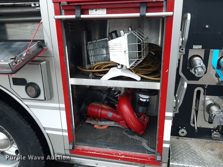 image for item LX9881 2007 Sutphen SL-75  Quint fire truck