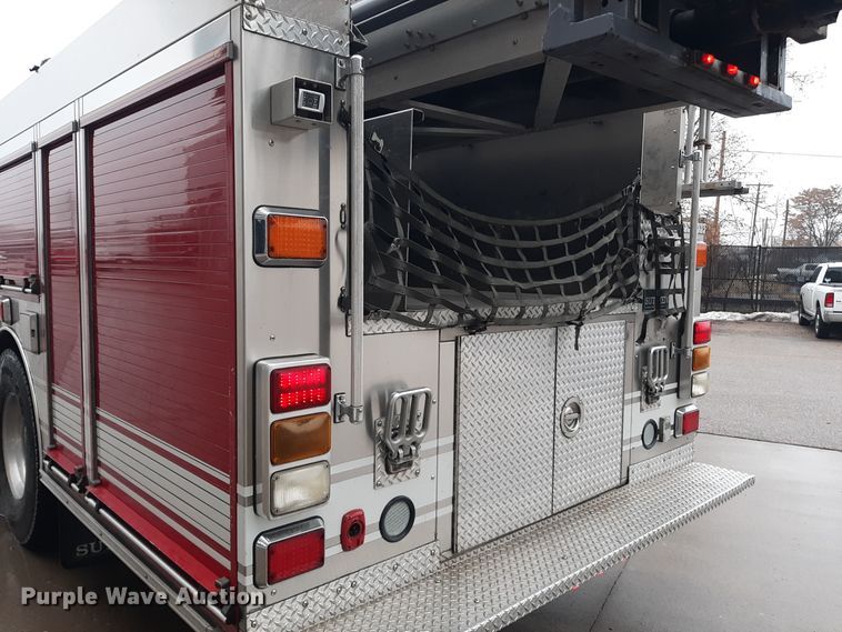 image for item LX9881 2007 Sutphen SL-75  Quint fire truck