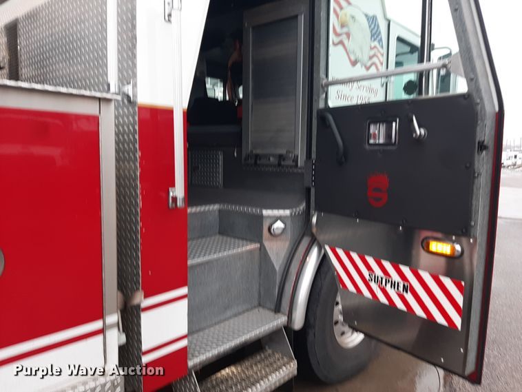 image for item LX9881 2007 Sutphen SL-75  Quint fire truck