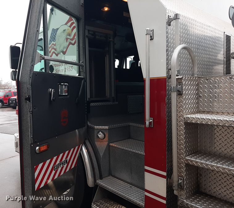 image for item LX9881 2007 Sutphen SL-75  Quint fire truck