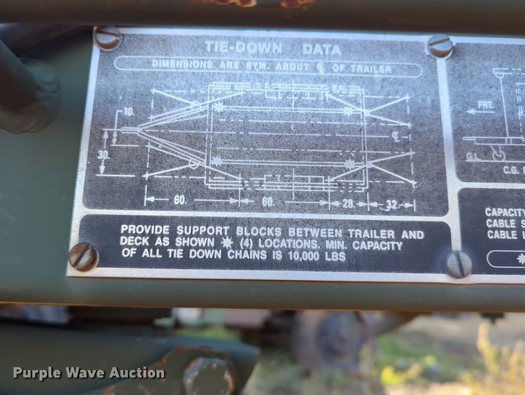 image for item LY9451 2006 Turtle Mountain M103A3  utility trailer