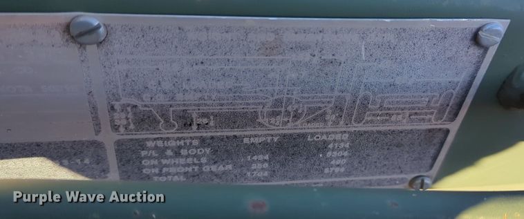 image for item LY9451 2006 Turtle Mountain M103A3  utility trailer