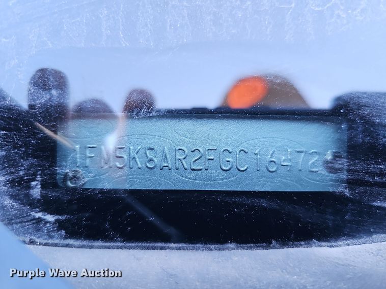 image for item MH9499 2015 Ford Explorer Police Interceptor  SUV