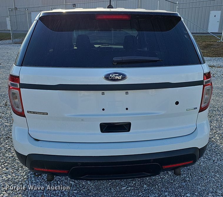 image for item MH9504 2015 Ford Explorer Police Interceptor  SUV