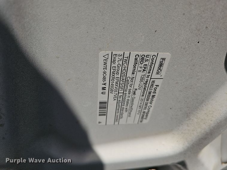 image for item MH9507 2014 Ford Taurus Police Interceptor