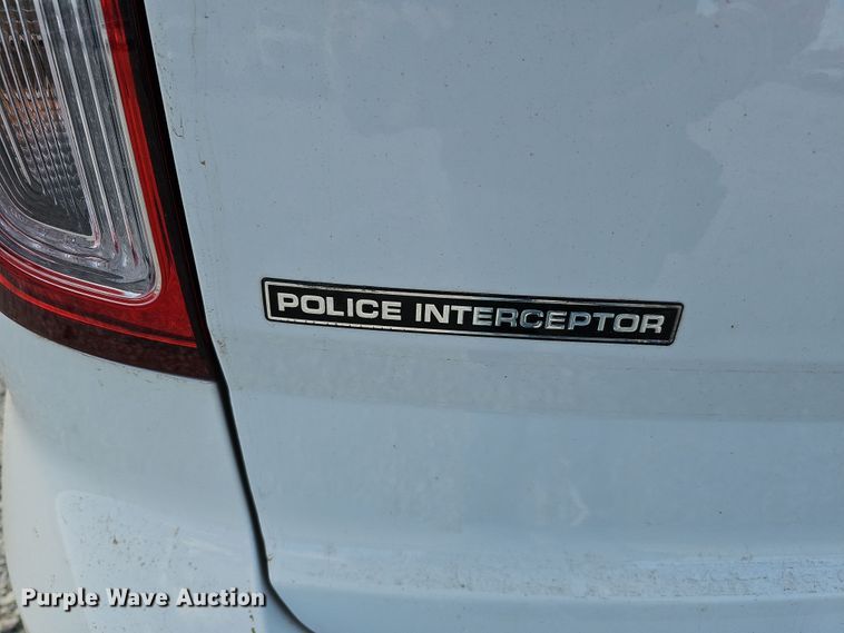 image for item MH9509 2014 Ford Explorer Police Interceptor  SUV