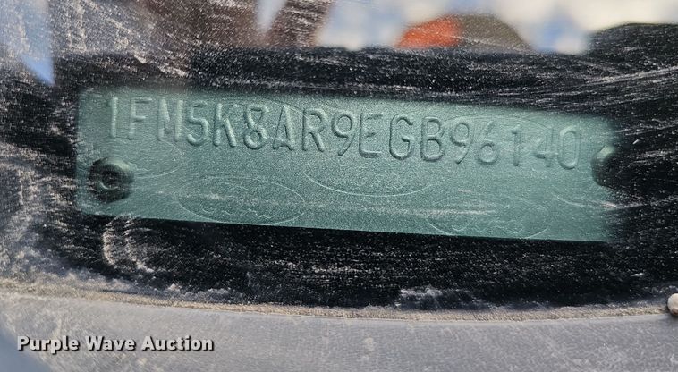 image for item MH9509 2014 Ford Explorer Police Interceptor  SUV