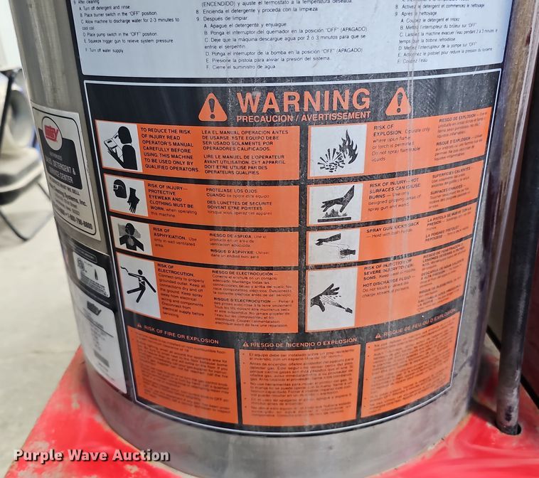 image for item MH9524 Hotsy 982SS  pressure washer