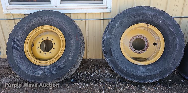 image for item MH9525 Michelin 14.00R24 tires and wheels