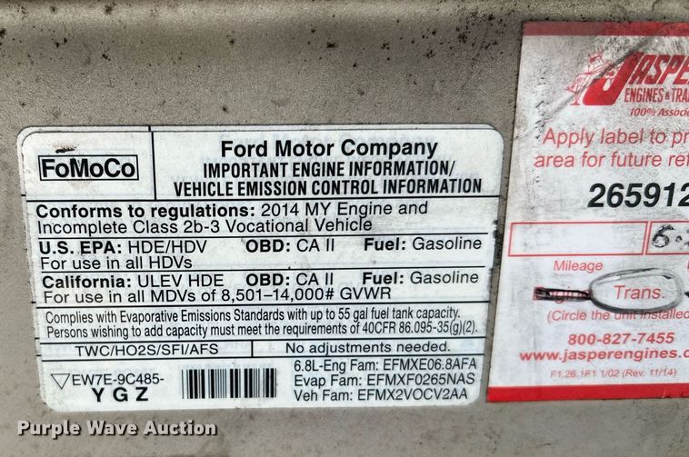 image for item MH9931 2014 Ford E350  shuttle bus