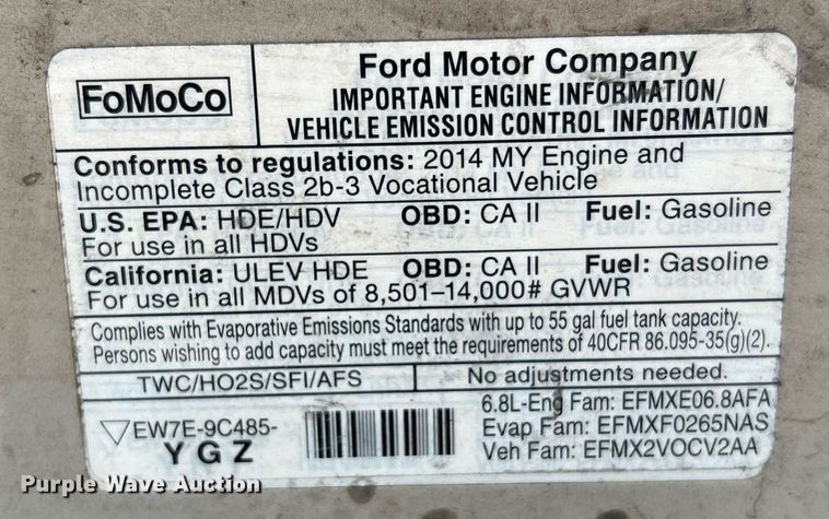 image for item MH9942 2014 Ford E350  shuttle bus