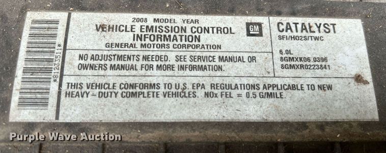 image for item MH9945 2008 Chevrolet Express 3500  van