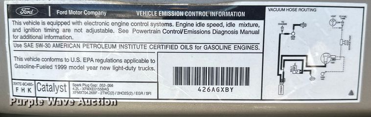 image for item ML9168 1999  Ford E150 XL  van