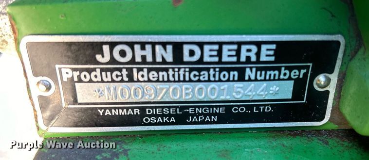 image for item MO9102 1990 John Deere 970  MFWD tractor
