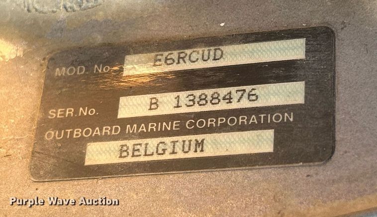 image for item MO9107 Evinrude E6RCUD  outboard engine